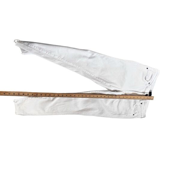 Kut from the kloth white raw hem ankle jean size 4 - Picture 3 of 10